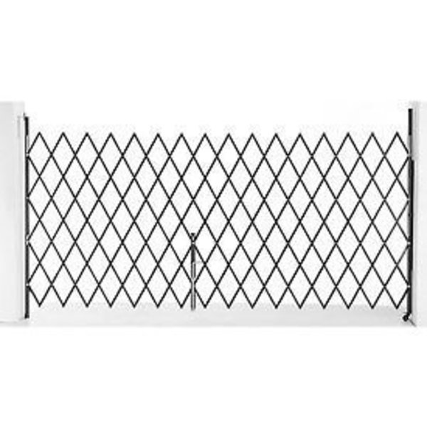 Global Equipment Single Folding Security Gate, 7-1/2'W x 6-1/2'H 600865